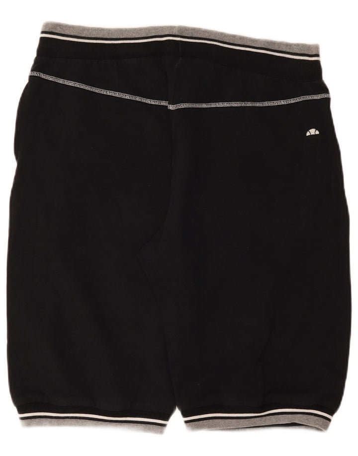 Ellesse Herren-Sportshorts, groß, schwarze Baumwolle