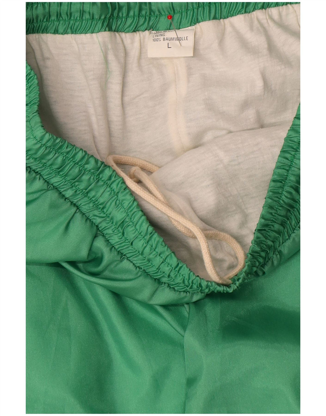 Vintage Herren Trainingshose Jogger Großes grünes Nylon