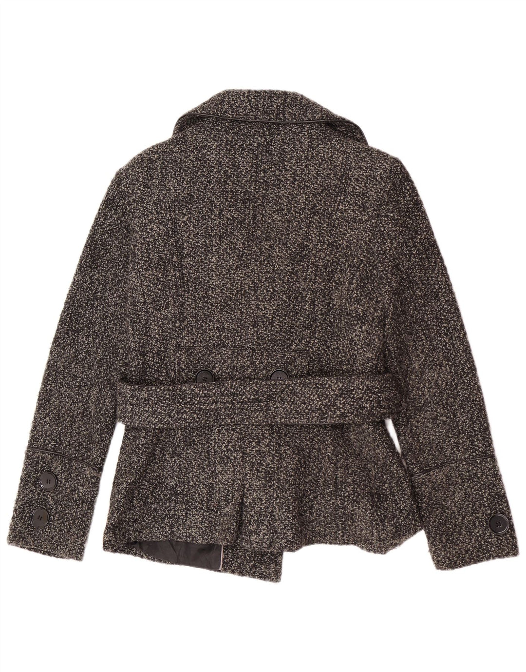Zara Damen 3-Knopf-Blazerjacke UK 10 Small Grau