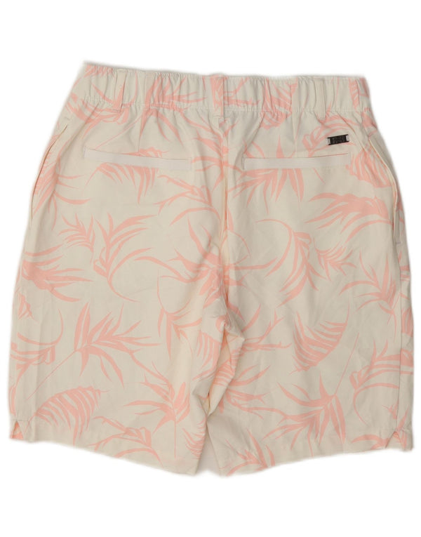 Under Armour Damen Chinoshorts US 6 Medium W30 Weiß geblümt
