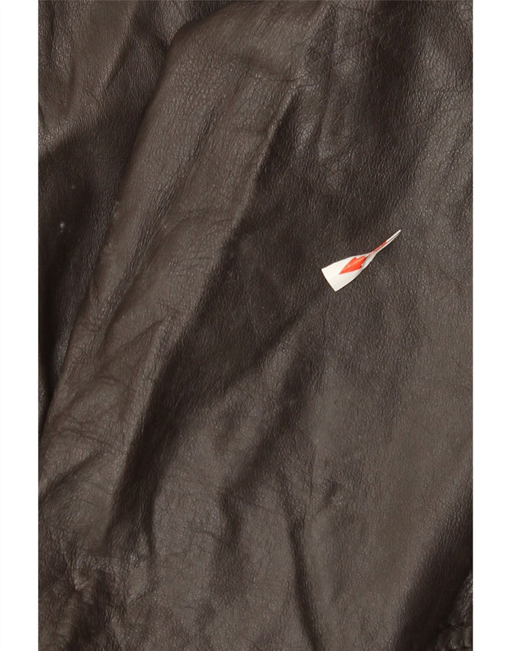 Vintage Herren Lederjacke IT 48 Mittelbraunes Leder