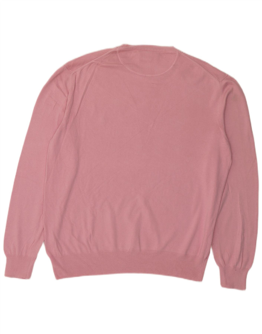 Marlboro Classics Herren-Pullover mit Rundhalsausschnitt, 2XL, rosa Baumwolle