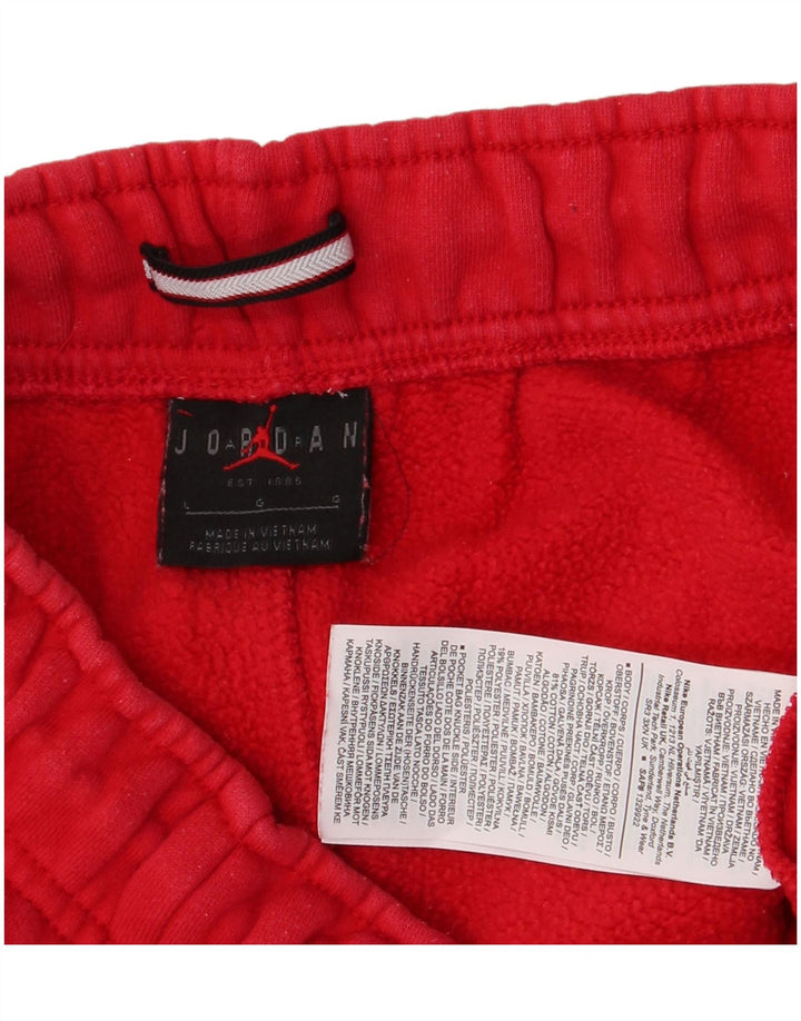 Jordan Herren-Sportshorts, große rote Baumwolle
