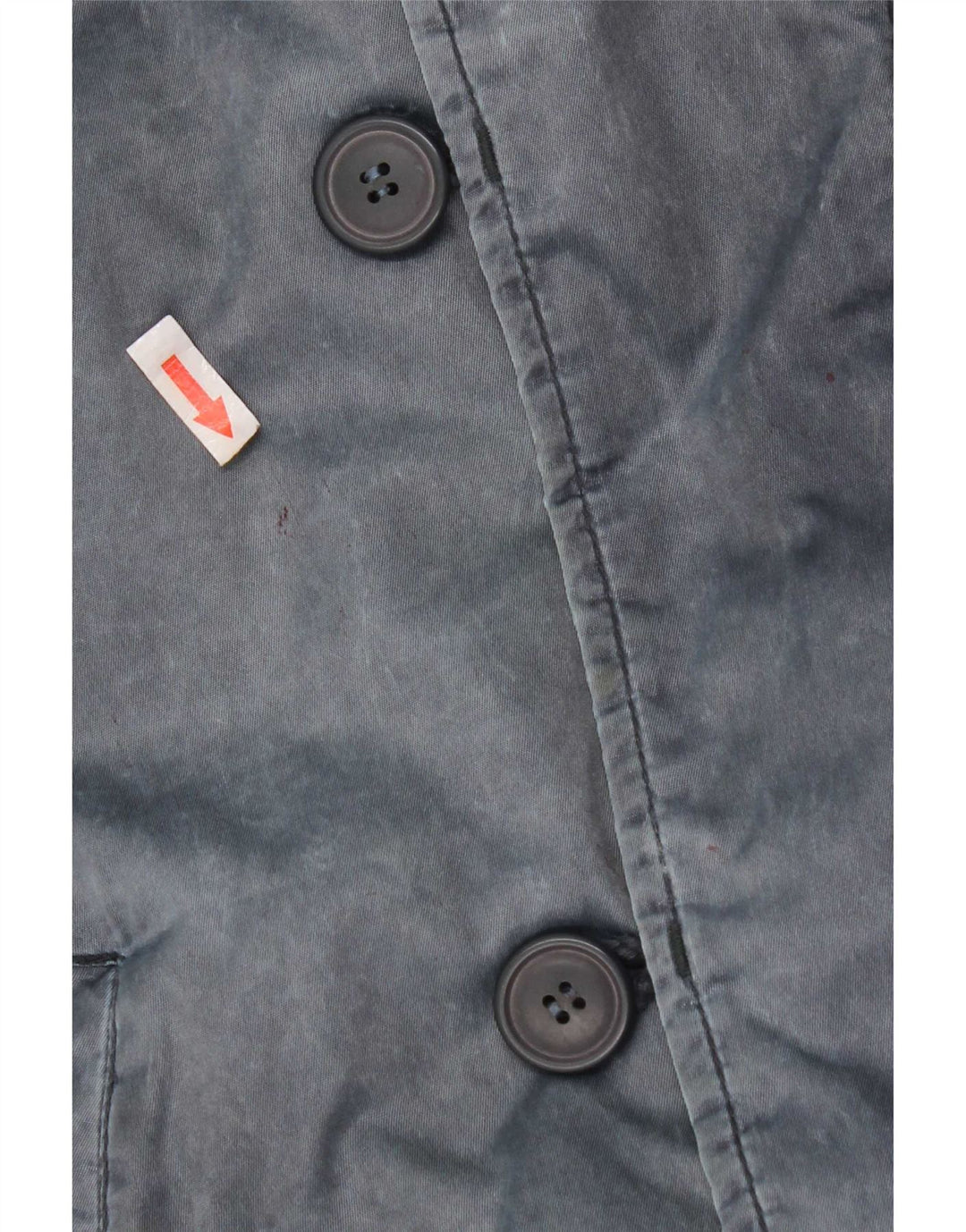 Vintage Herren Bomberjacke mit Kapuze UK 42 XL Marineblau Polyamid
