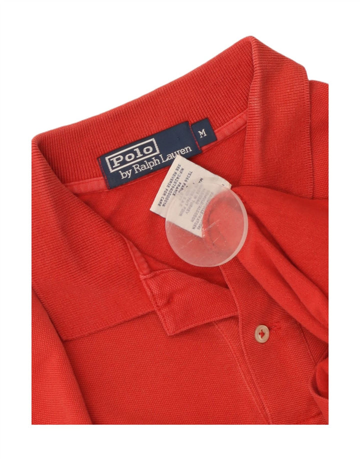 POLO RALPH LAUREN Herren-Poloshirt aus mittelroter Baumwolle