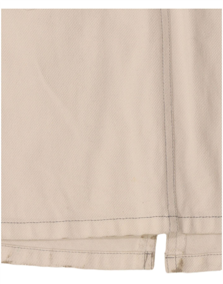 Cache Denim-Latzkleid für Damen, Gr. 8, Weiß