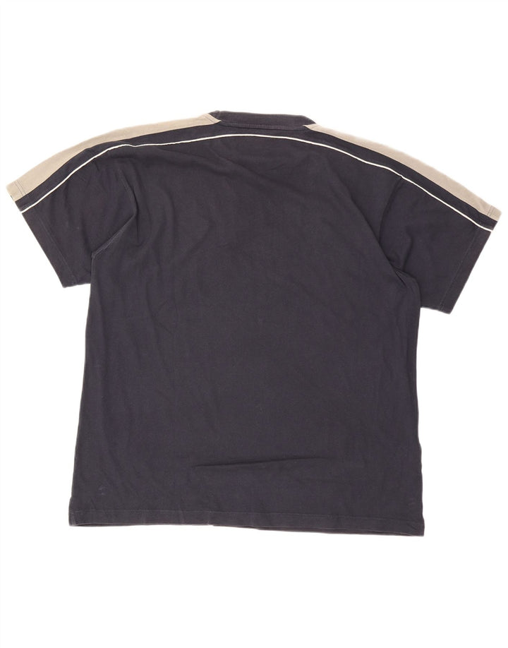 Champion Herren T-Shirt Top 2XL Marineblau Farbblock