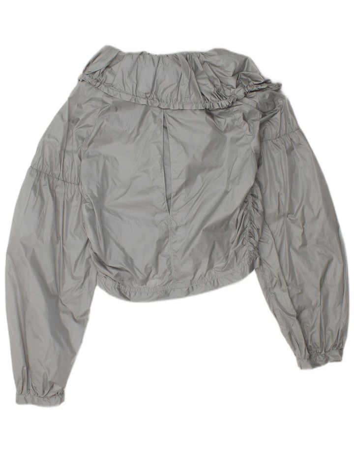 LIU JO Damen Bolerojacke IT 40 Small Grau Polyamid