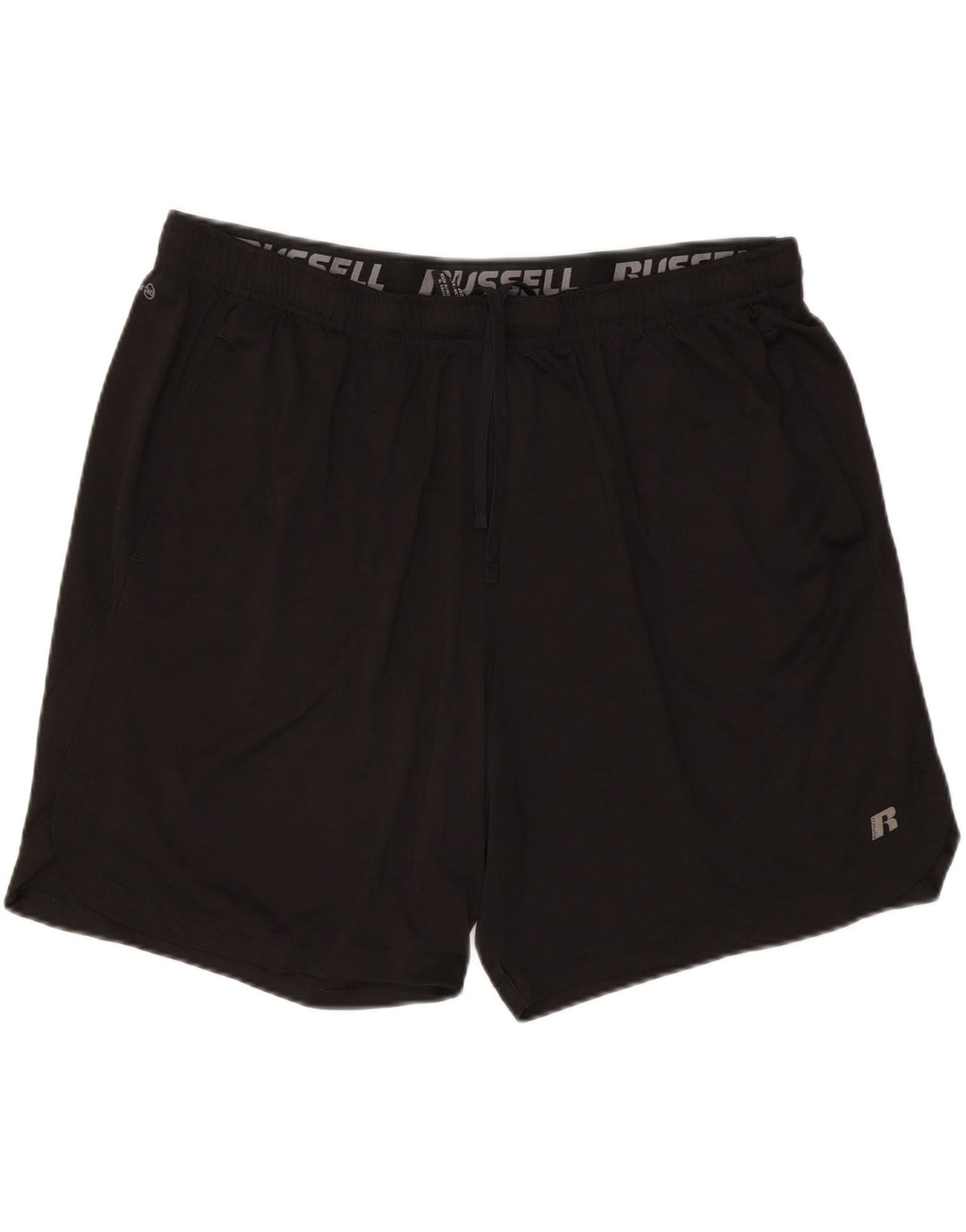 RUSSELL ATHLETIC Mens Dri-Power Sport Shorts 2XL  Black Polyester Vintage Russell Athletic and Second-Hand Russell Athletic from Messina Hembry 