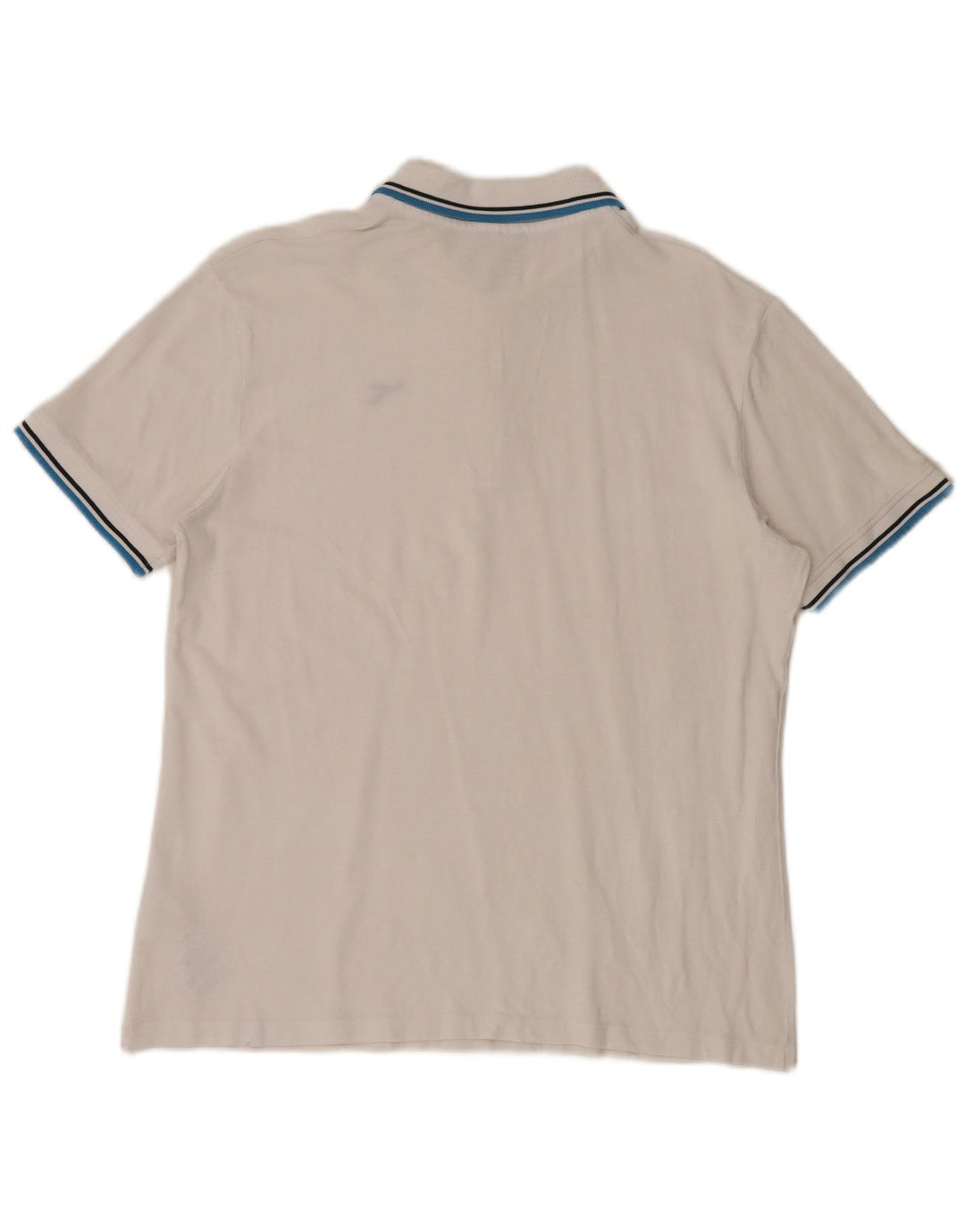 Diadora Herren-Poloshirt, große weiße Baumwolle