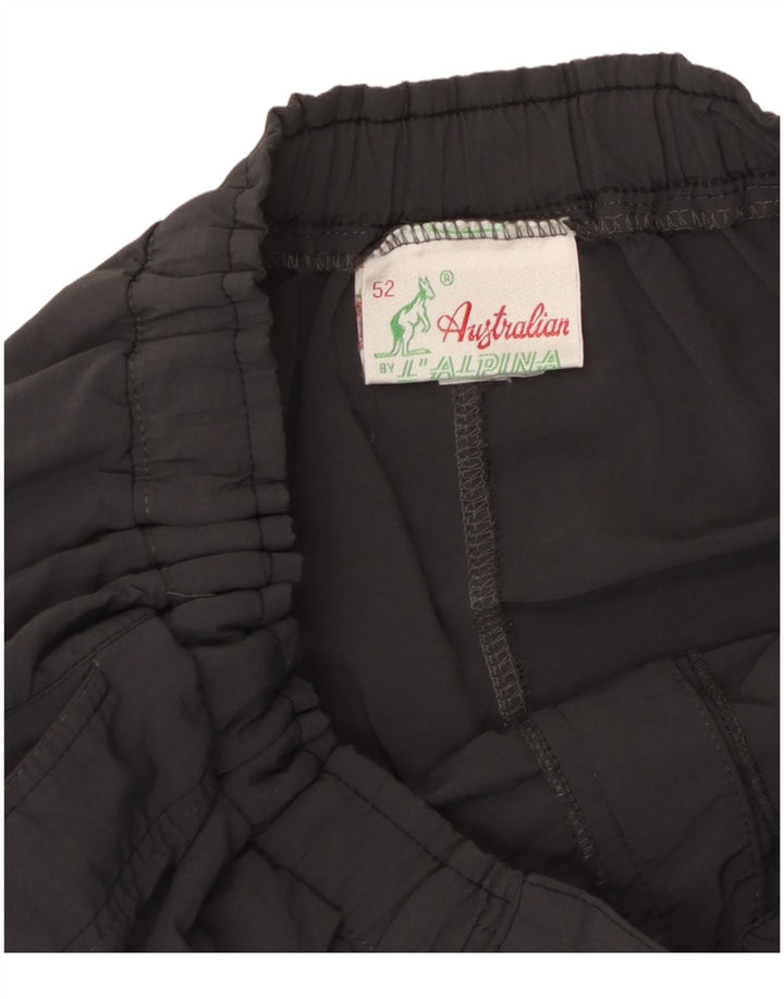 AUSTRALIAN L'ALPINA Herren-Chinoshorts mit Pegged, Größe 52, Größe L W34, Grau