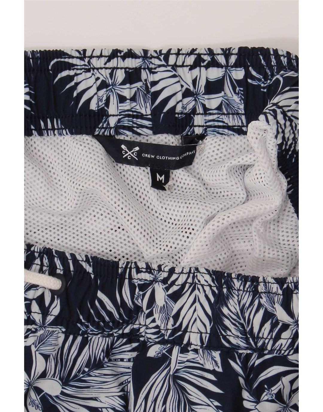 Crew Clothing Herren-Badeshorts, mittelgroß, Marineblau mit Blumenmuster