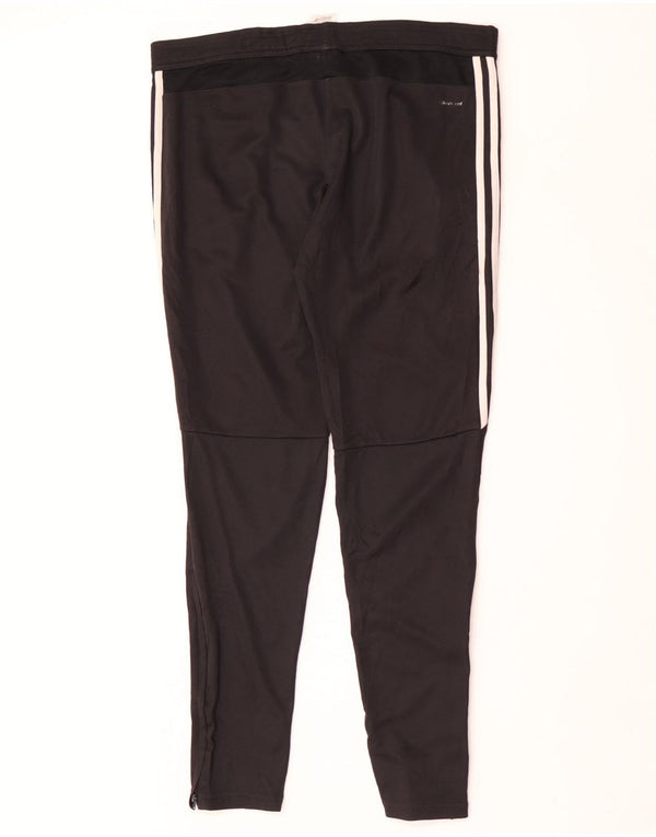 Adidas Damen Climacool Trainingshose UK 12/14 Mittelschwarzes Polyester