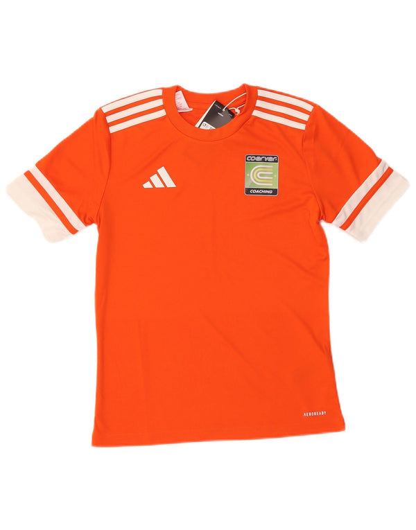 ADIDAS Jungen Aeroready Graphic T-Shirt Top 11–12 Jahre Orange Farbblock