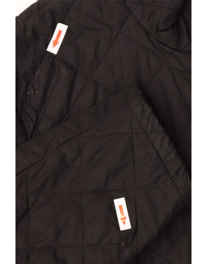 Barbour Herren Steppjacke UK 38 Medium Schwarz Polyester