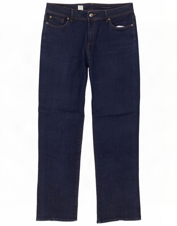 Tommy Hilfiger Damen Paris Classic Fit Straight Jeans W32 L30 Marineblau