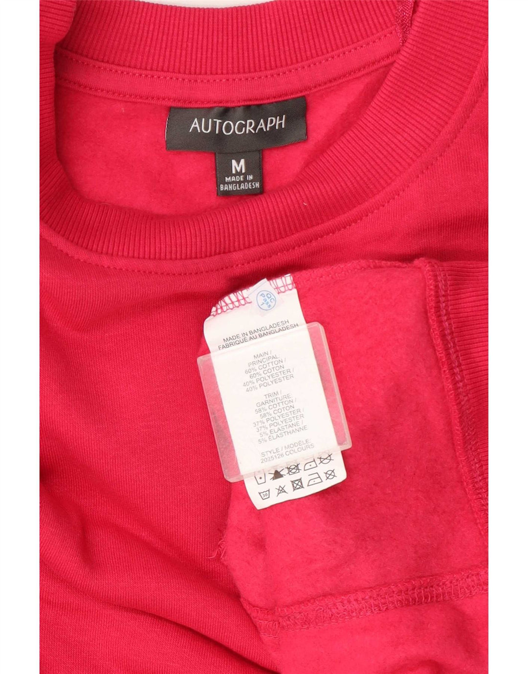 Marks & Spencer Damen Autograph Sweatshirt Pullover UK 14 Mittelrosa