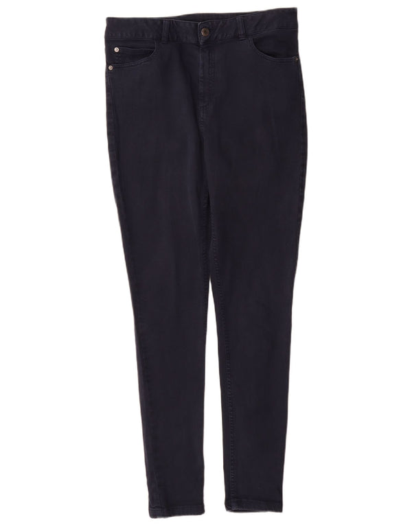 Marks & Spencer Damen Freizeithose UK 12 M W30 L30 Marineblau