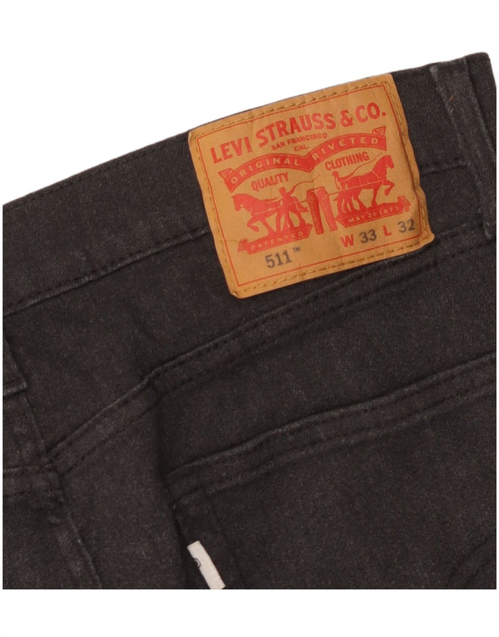 Levi's Herren 511 Slim Jeans W33 L27 Grau