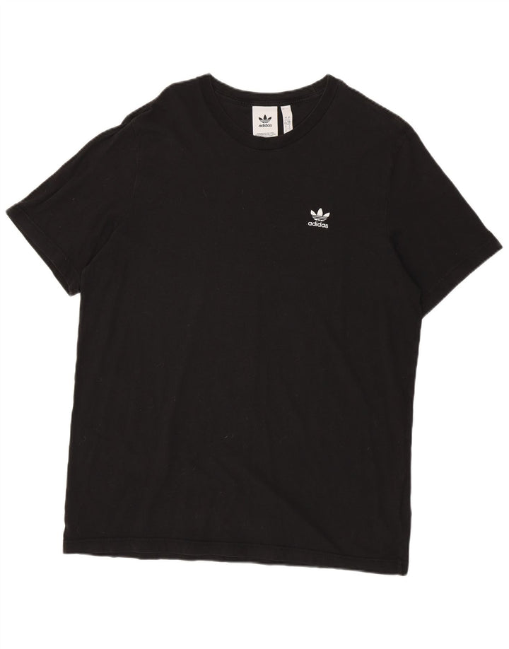 ADIDAS Herren T-Shirt Top Large Schwarz Baumwolle