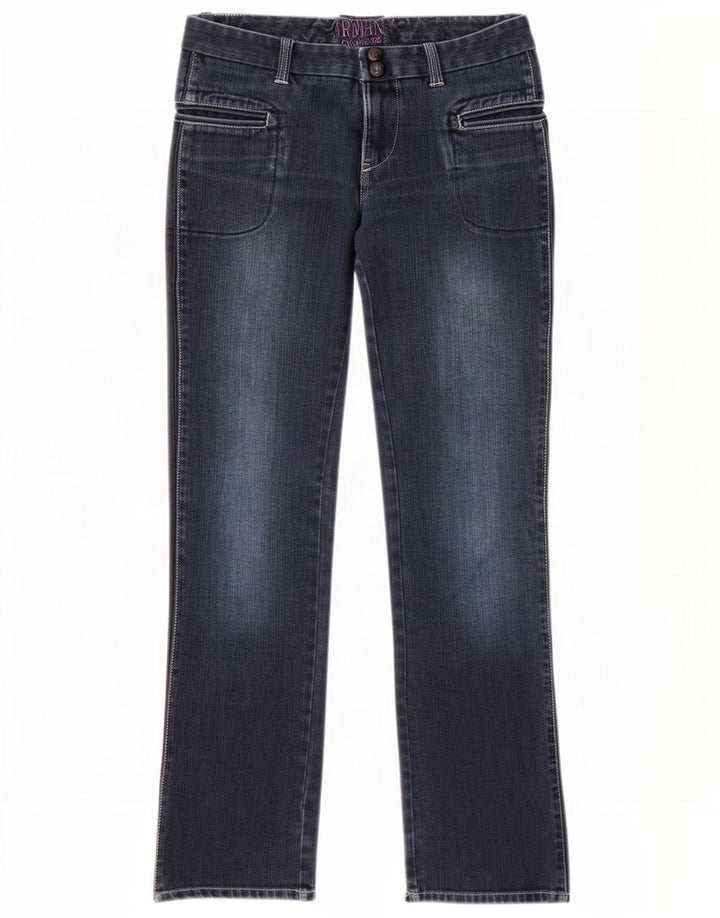 Armani Exchange Damen Bootcut Jeans US 6 Medium W28 L32 Marineblau