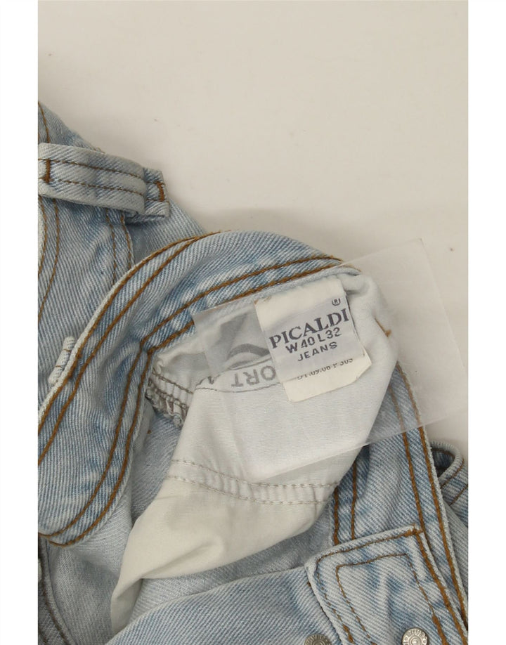 PICALDI Herren Loose Jeans W40 L32 Blaue Baumwolle