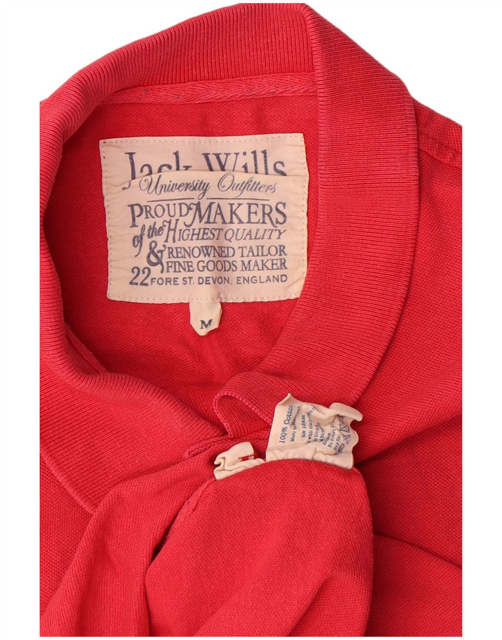 Jack Wills Herren-Poloshirt aus mittelroter Baumwolle