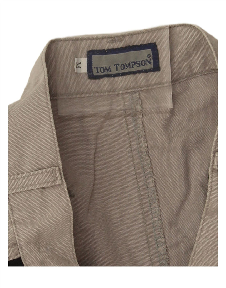 Tom Tompson Herren Cargoshorts Medium W30 Graue Baumwolle
