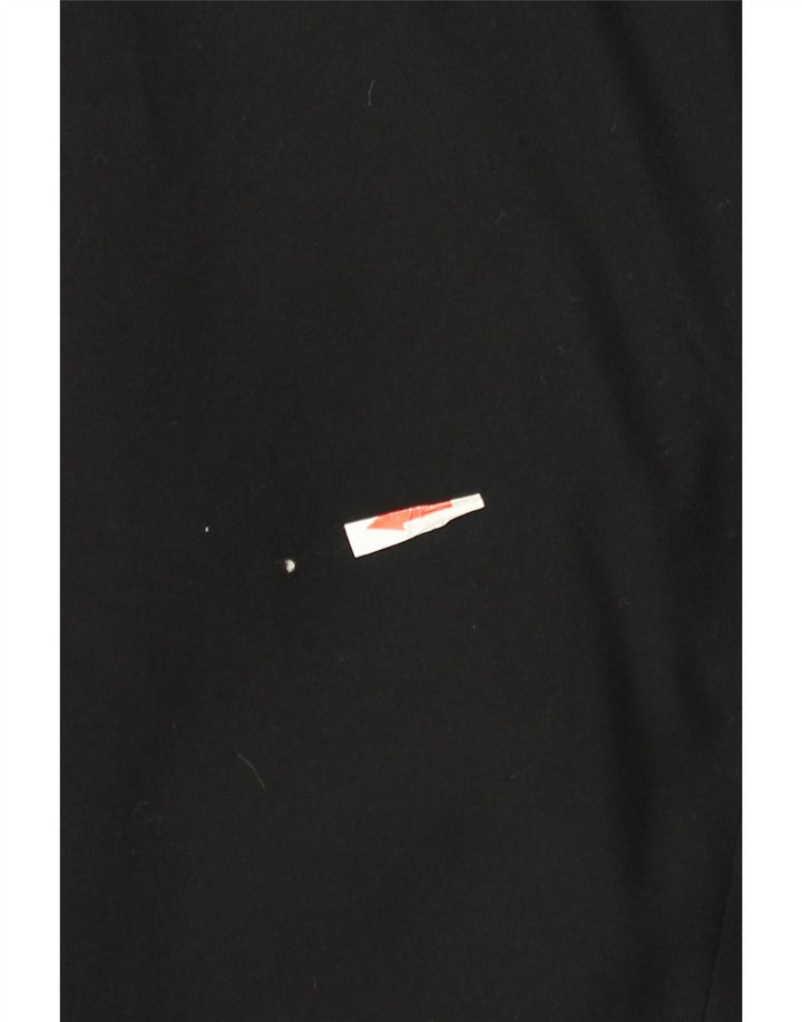 Lebole Herren-Blazer mit 1 Knopf, IT 50, große schwarze Wolle