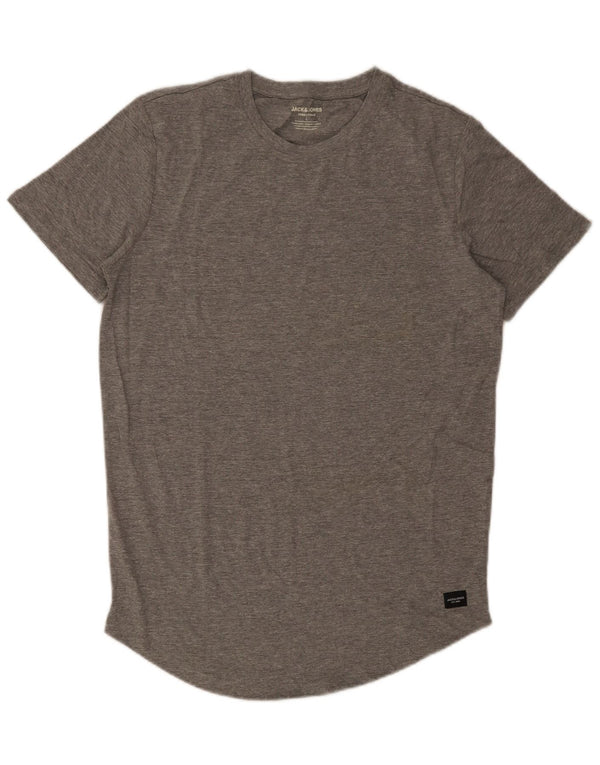 Jack & Jones Herren T-Shirt Top Large Grau Baumwolle