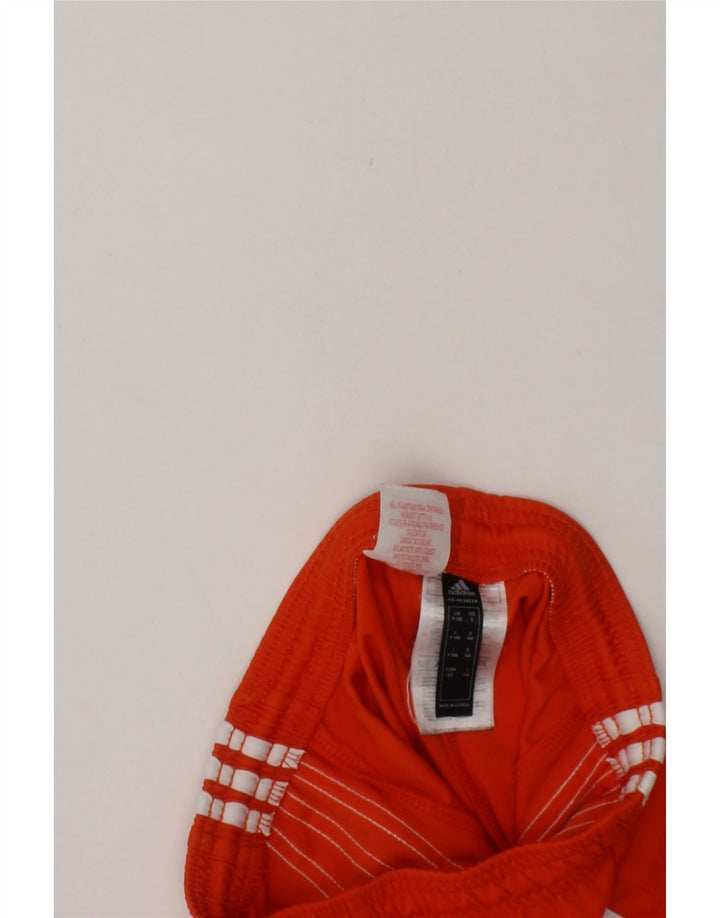 ADIDAS Boys Aeroready Sport Shorts 9-10 Years  Orange Polyester Vintage Adidas and Second-Hand Adidas from Messina Hembry 