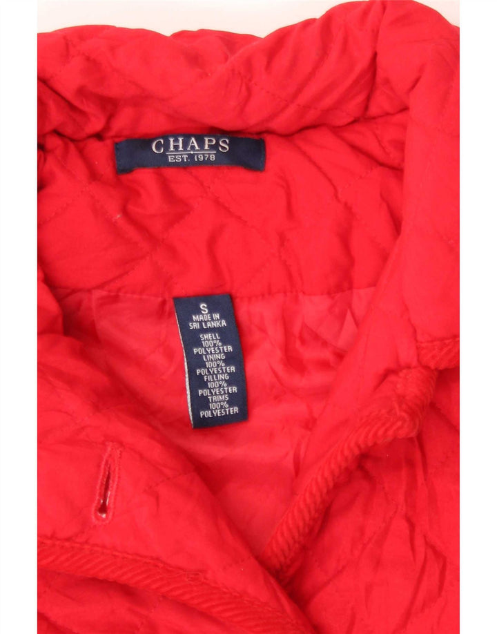 Chaps Damen Steppjacke UK 10 Small Rot Polyester