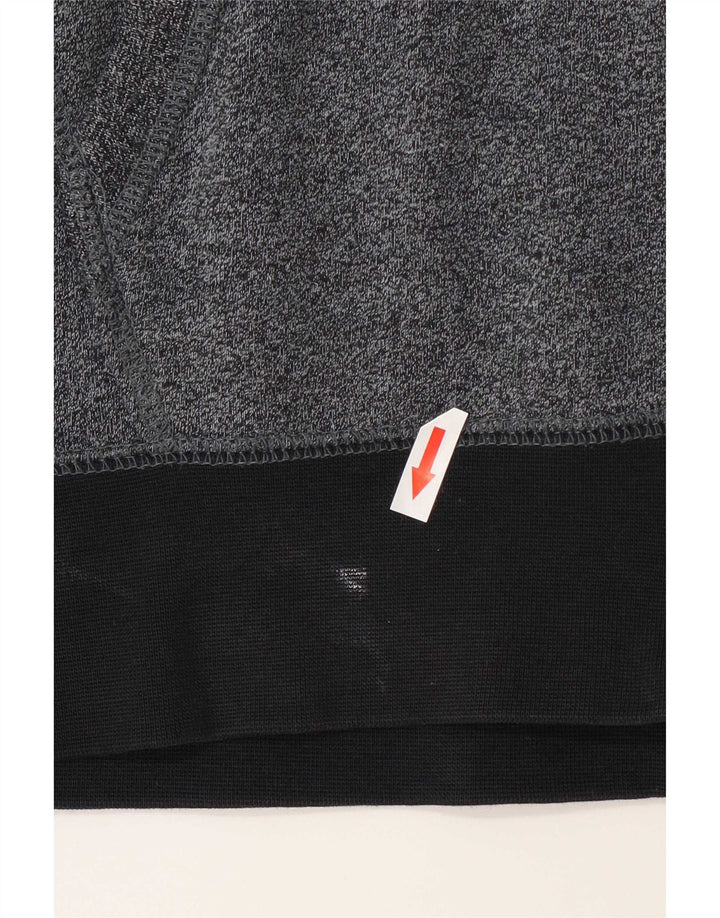 Nike Herren-Kapuzenpullover mit Reißverschluss, mittelmarineblau gefleckte Baumwolle
