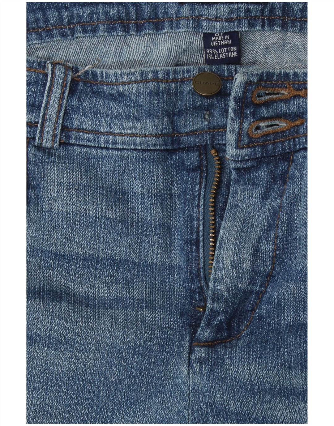 Chaps Damen Petite Capri-Jeans US 8 Medium W30 L21 Blaue Baumwolle