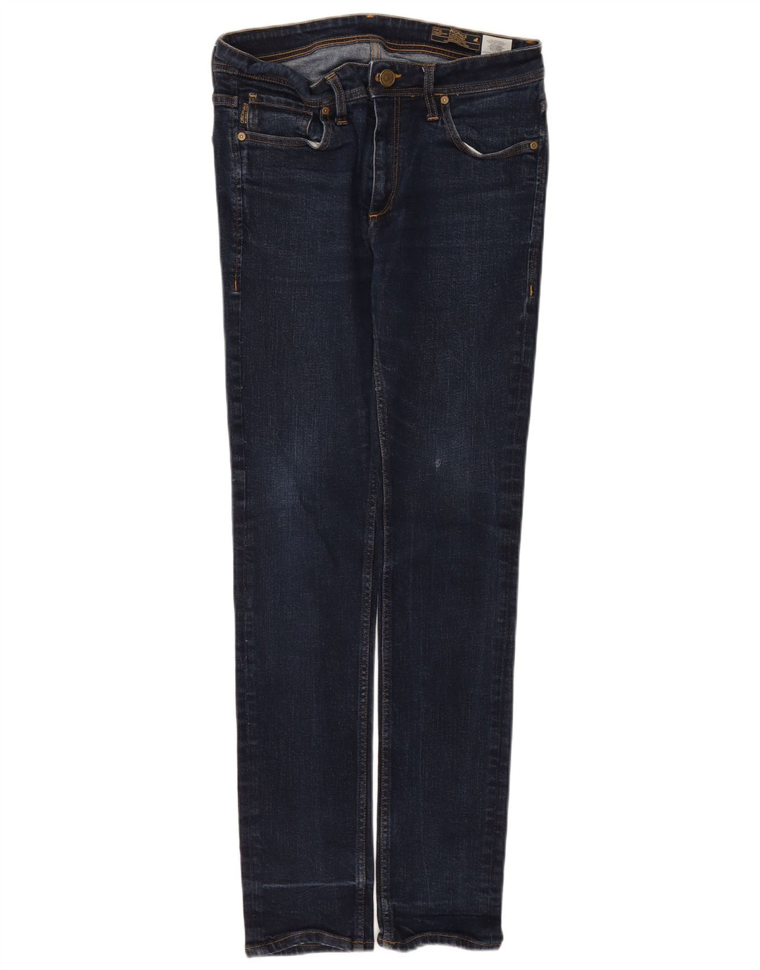 Jack & Jones Herren Slim Jeans W34 L32 Marineblaue Baumwolle