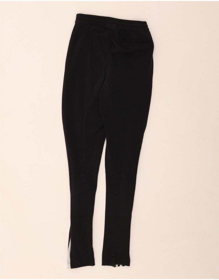 ADIDAS Damen Trainingshose UK 8 Small Schwarz Polyester