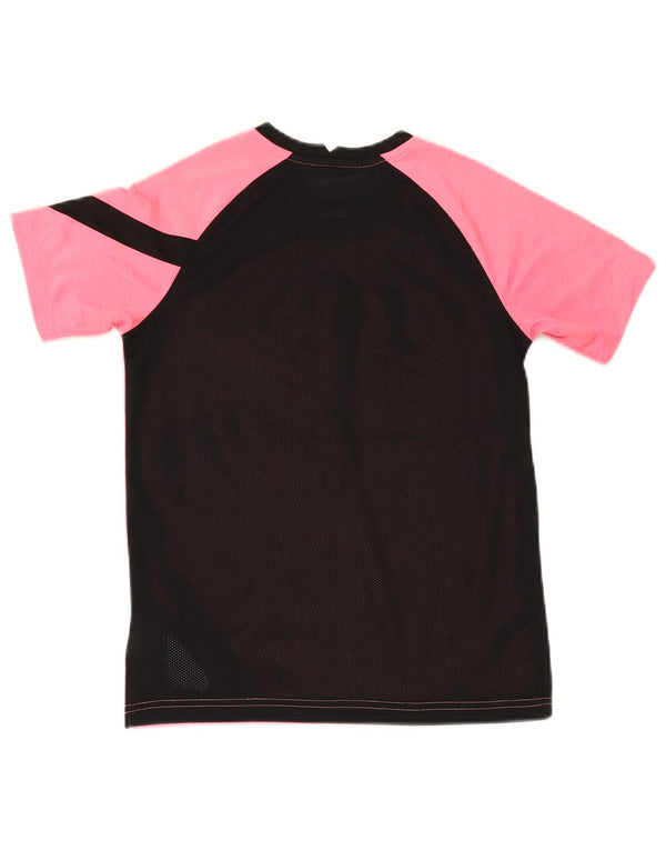 Nike Dri Fit Grafik-T-Shirt für Mädchen, 12–13 Jahre, groß, rosa, Farbblock