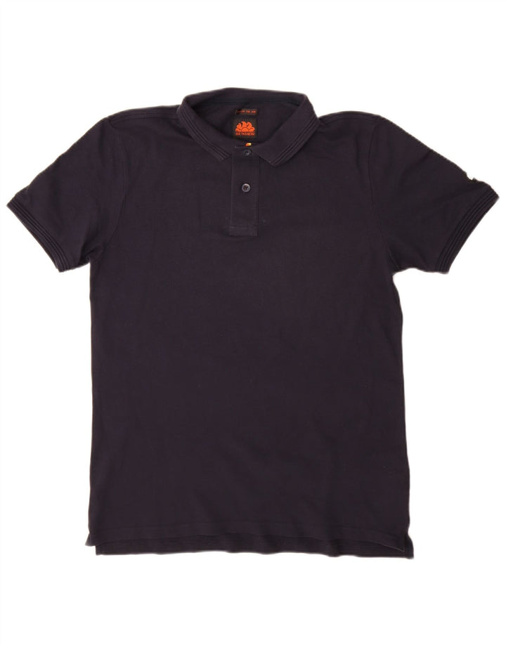Sundek Herren-Poloshirt, mittelgroß, marineblau, Baumwolle