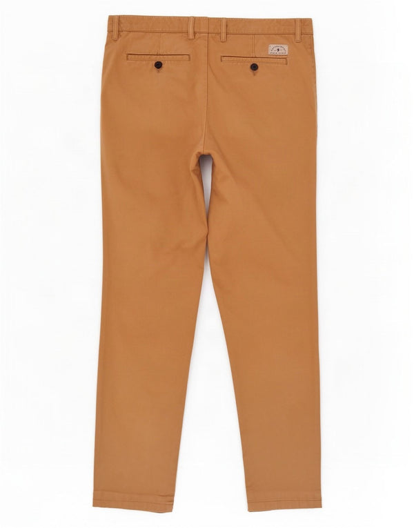 Jack Wills Herren-Chinohose mit schmaler Passform, W34, L32, beige Baumwolle