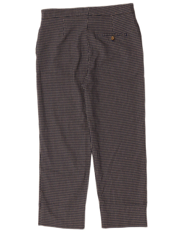 Marks & Spencer Damen-Chinohose mit hoher Taille, UK 12, M, W30, L25, Marineblau