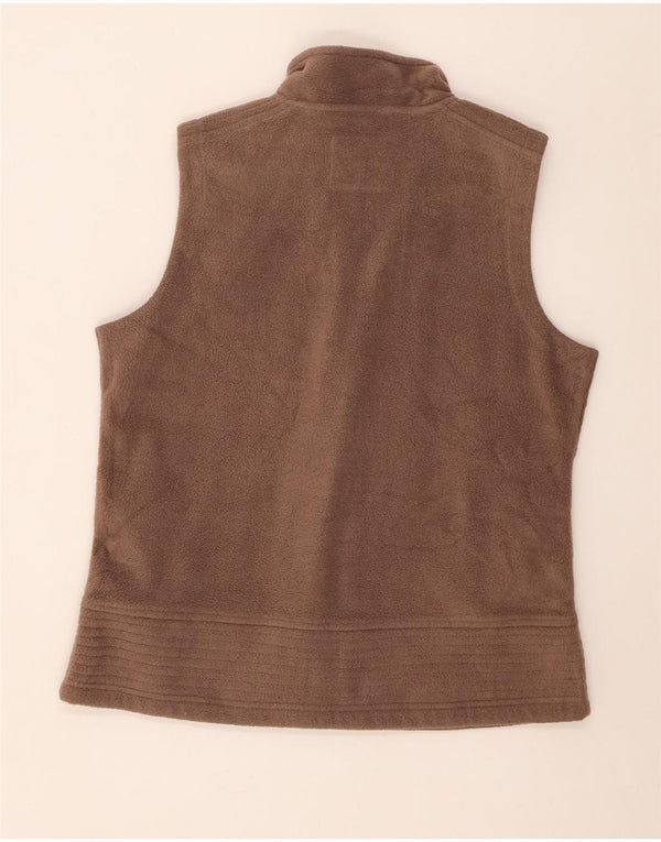 M&Co Damen Fleeceweste UK 16 Large Braun Polyester