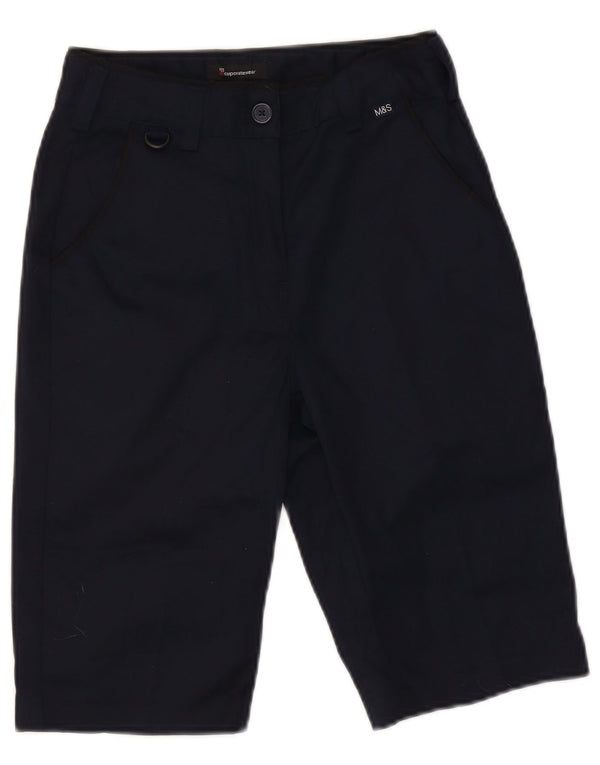 Marks & Spencer Damen Bermudashorts UK 6 XS W26 Marineblau Polyester