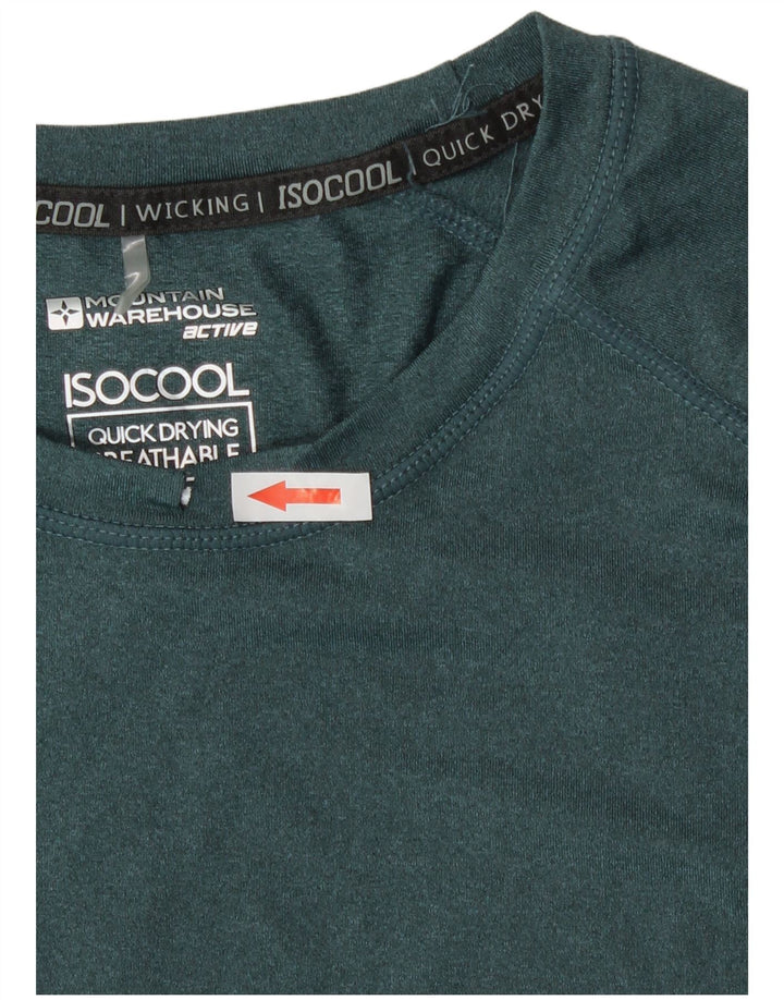 Mountain Warehouse Herren-T-Shirt-Oberteil Mittelblau