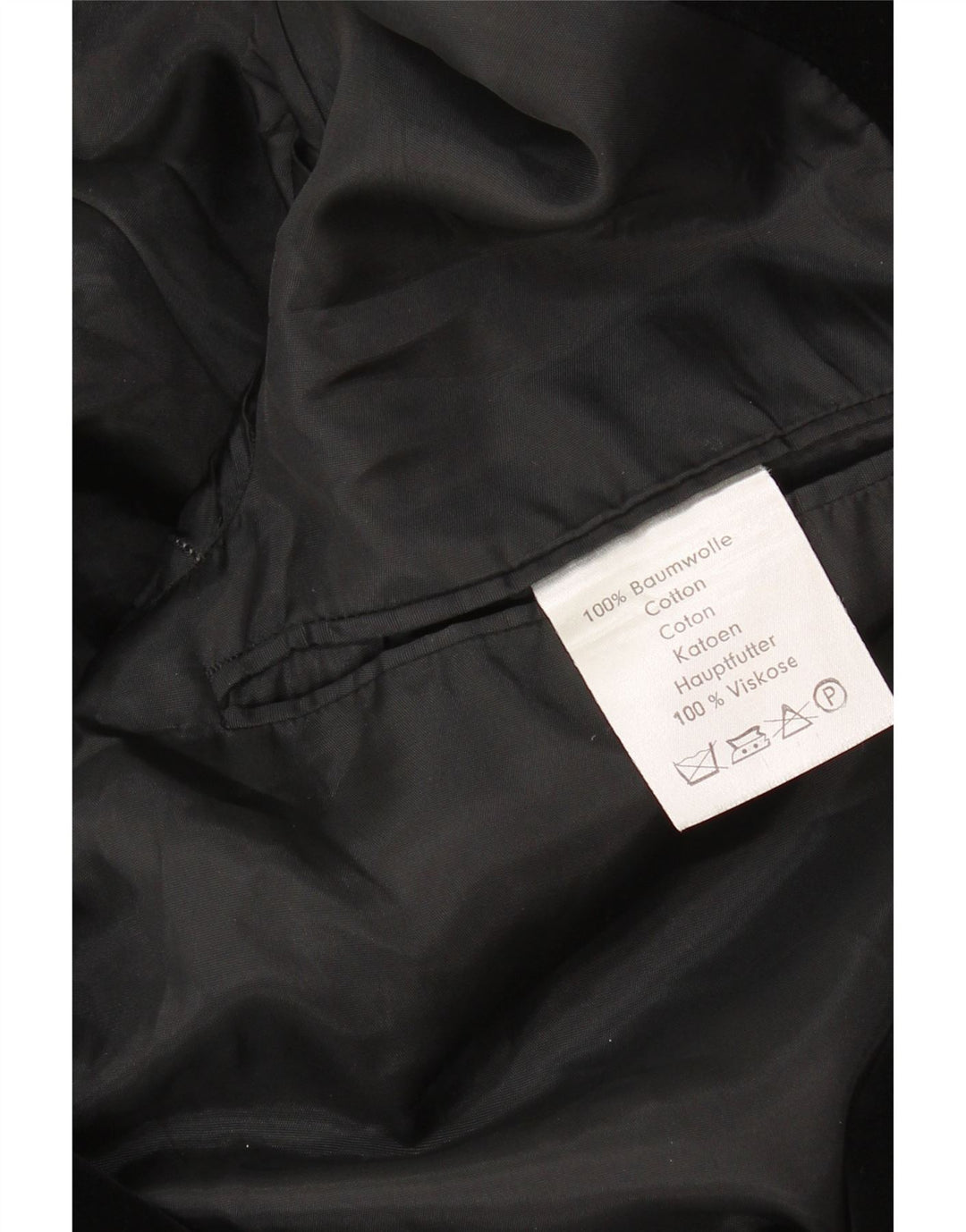 Vintage Herren 2 Knopf Samt Blazer Jacke UK 36 Small Schwarz