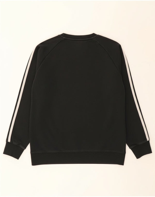 Adidas Juventus Grafik-Sweatshirt für Jungen, 13–14 Jahre, schwarze Baumwolle