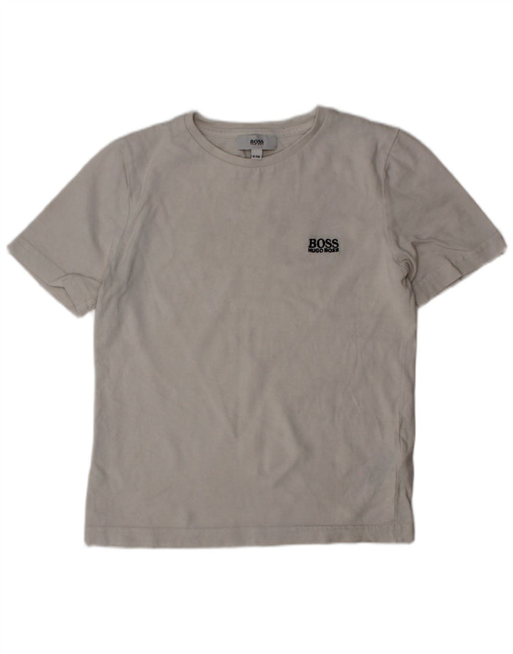 Hugo Boss T-Shirt für Jungen, 5–6 Jahre, weiße Baumwolle