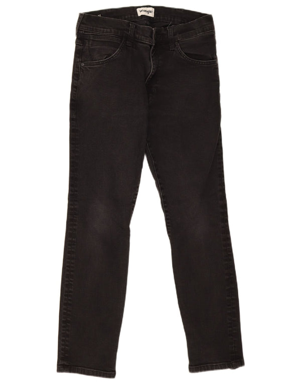 Wrangler Herren Larston Tapered Slim Jeans W32 L30 Graue Baumwolle