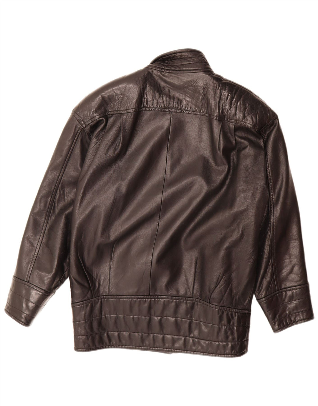 Danier Damen Übergroße Lederjacke UK 6 XS Schwarz