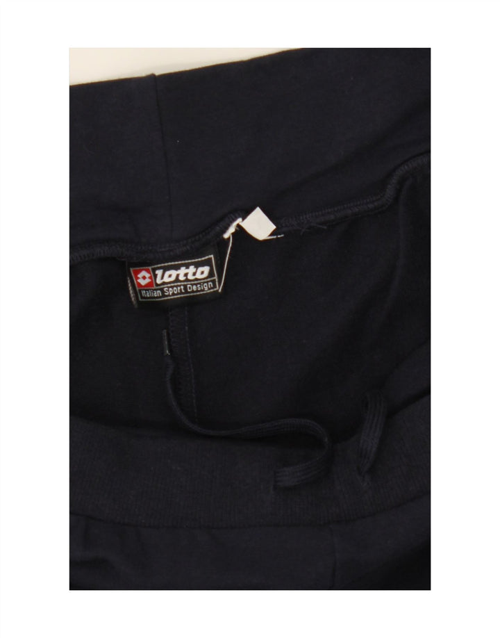 LOTTO Womens Tracksuit Trousers UK 14 Large  Navy Blue Vintage Lotto and Second-Hand Lotto from Messina Hembry 