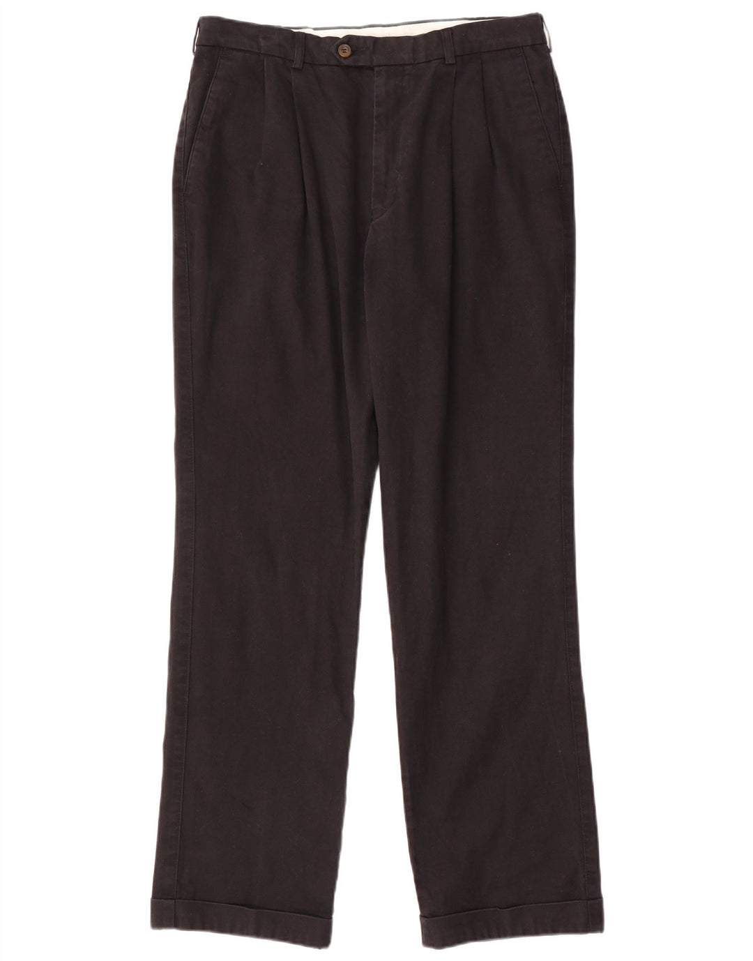 Marks & Spencer Herren-Anzughose mit Pegged-Anzug, W34, L31, schwarze Baumwolle